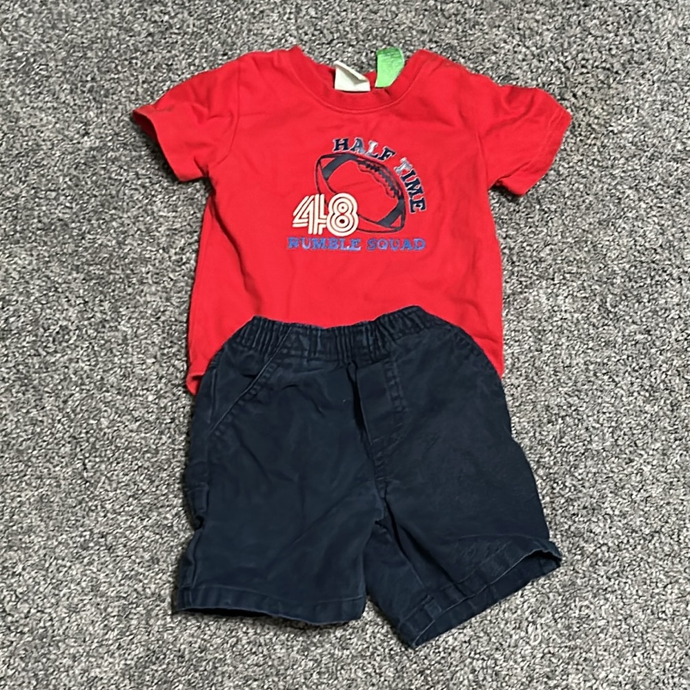 Red Kids One Piece - Half Time Fumble Squad
